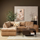 MySofa Teddy Hoekbank Cinnamon Divan Links+2,5 zits Starfurn