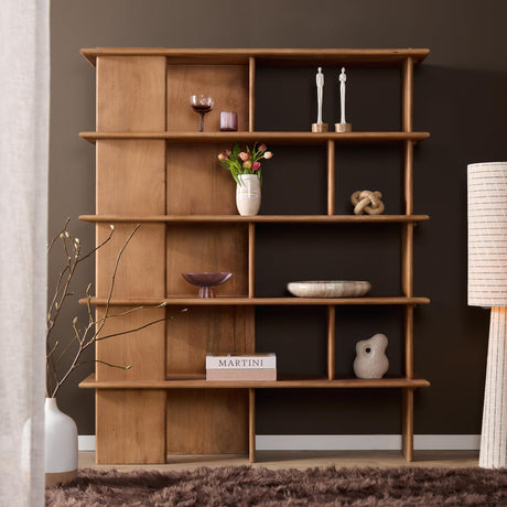 Open Wandkast - Naturel Mangohout - 150 cm - Speels Design Modular Wall Shelves & Ledges Starfurn