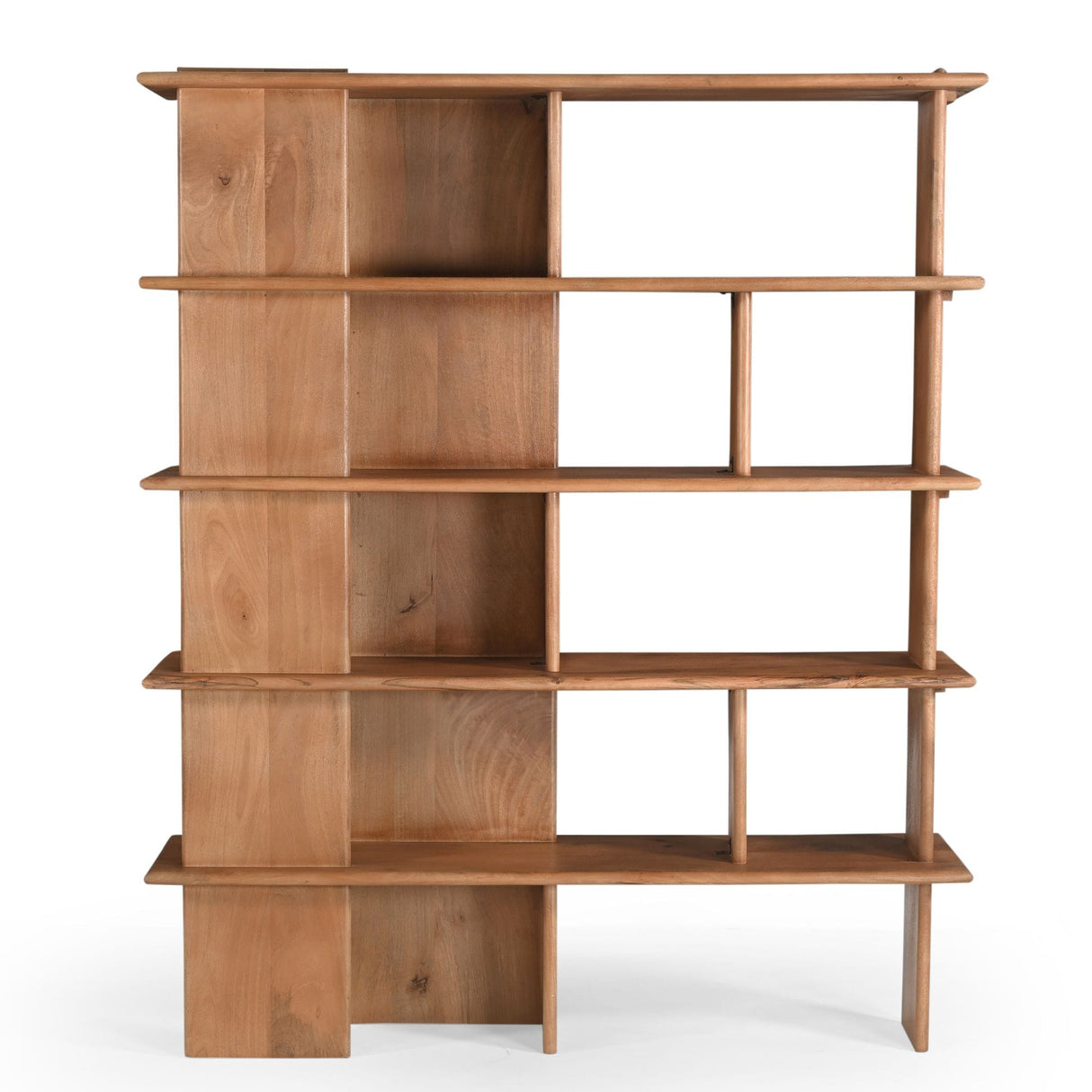 Open Wandkast - Naturel Mangohout - 150 cm - Speels Design Modular Wall Shelves & Ledges Starfurn