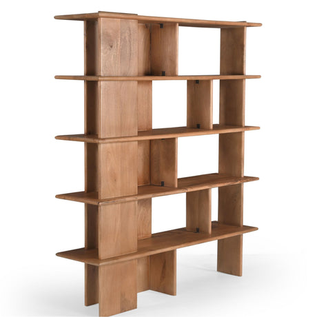 Open Wandkast - Naturel Mangohout - 150 cm - Speels Design Modular Wall Shelves & Ledges Starfurn