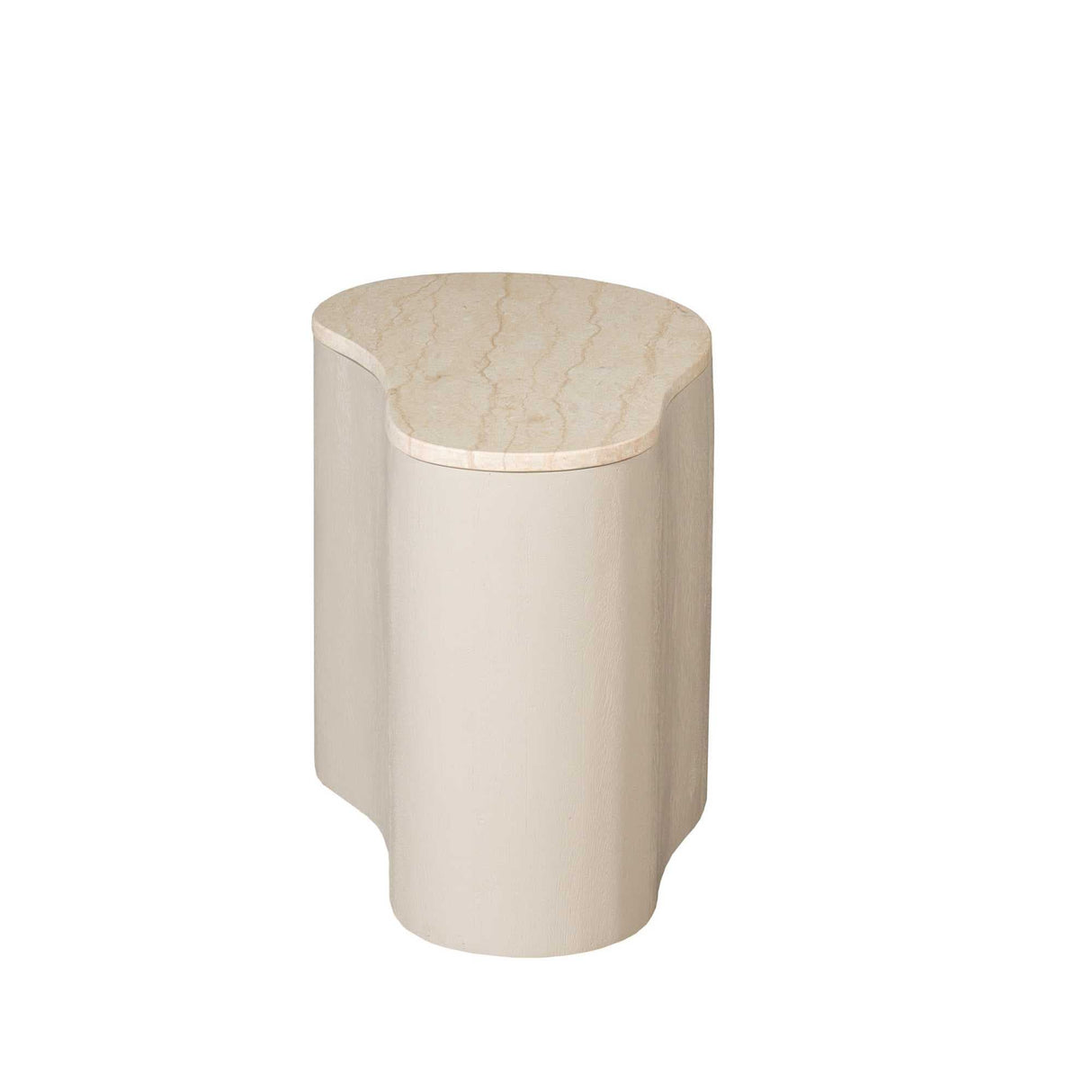 Organische Salontafel - Mangohout Zand & Marmer - 50 cm End Tables Starfurn