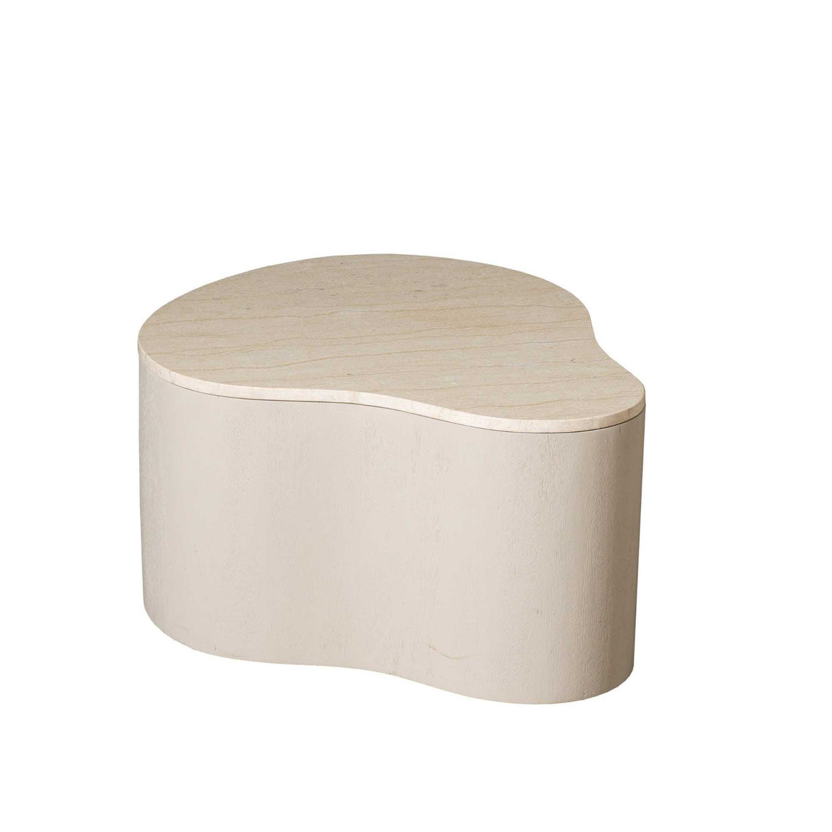 Organische Salontafel - Mangohout Zand & Marmer - 77 cm Coffee Tables Starfurn