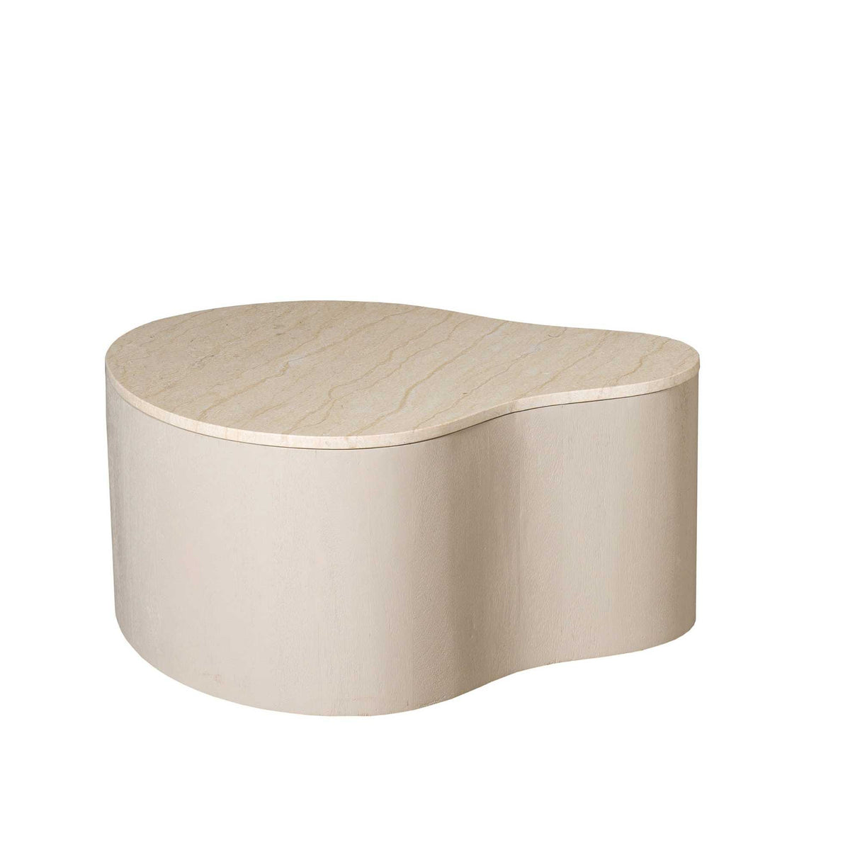 Organische Salontafel - Mangohout Zand & Marmer - 77 cm Coffee Tables Starfurn
