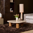 Organische Salontafel - Naturel Mangohout & Botticino Marmer - 100 cm Coffee Tables Starfurn