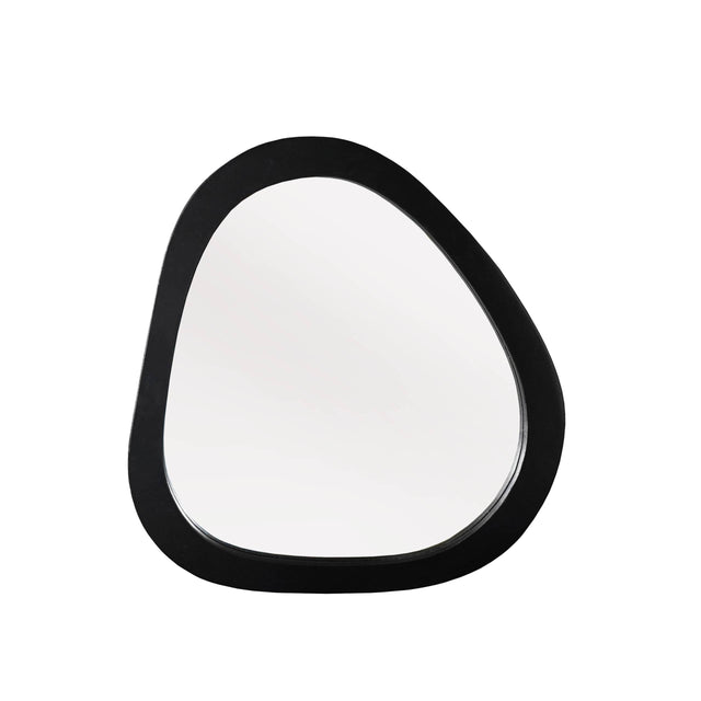 Organische spiegel Lou Zwart  Mangohout 55 cm Starfurn