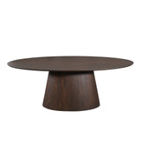 Ovale eettafel van bruin mangohout, 210 cm, foto 2