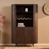 Ovale eettafel van bruin mangohout, 210 cm, foto 9
