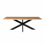 Rechthoekige Eettafel Denver Naturel Mangohout 240 cm Starfurn