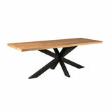 Rechthoekige Eettafel Denver Naturel Mangohout 240 cm Starfurn