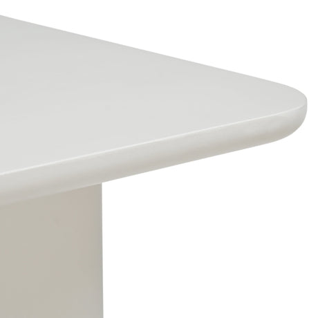 Rechthoekige salontafel van massief mangohout in off white, 130 cm breed, foto 3