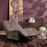 Relaxfauteuil - Bruin - Verstelbaar - Draaibaar - Schommelfunctie Recliners Starfurn