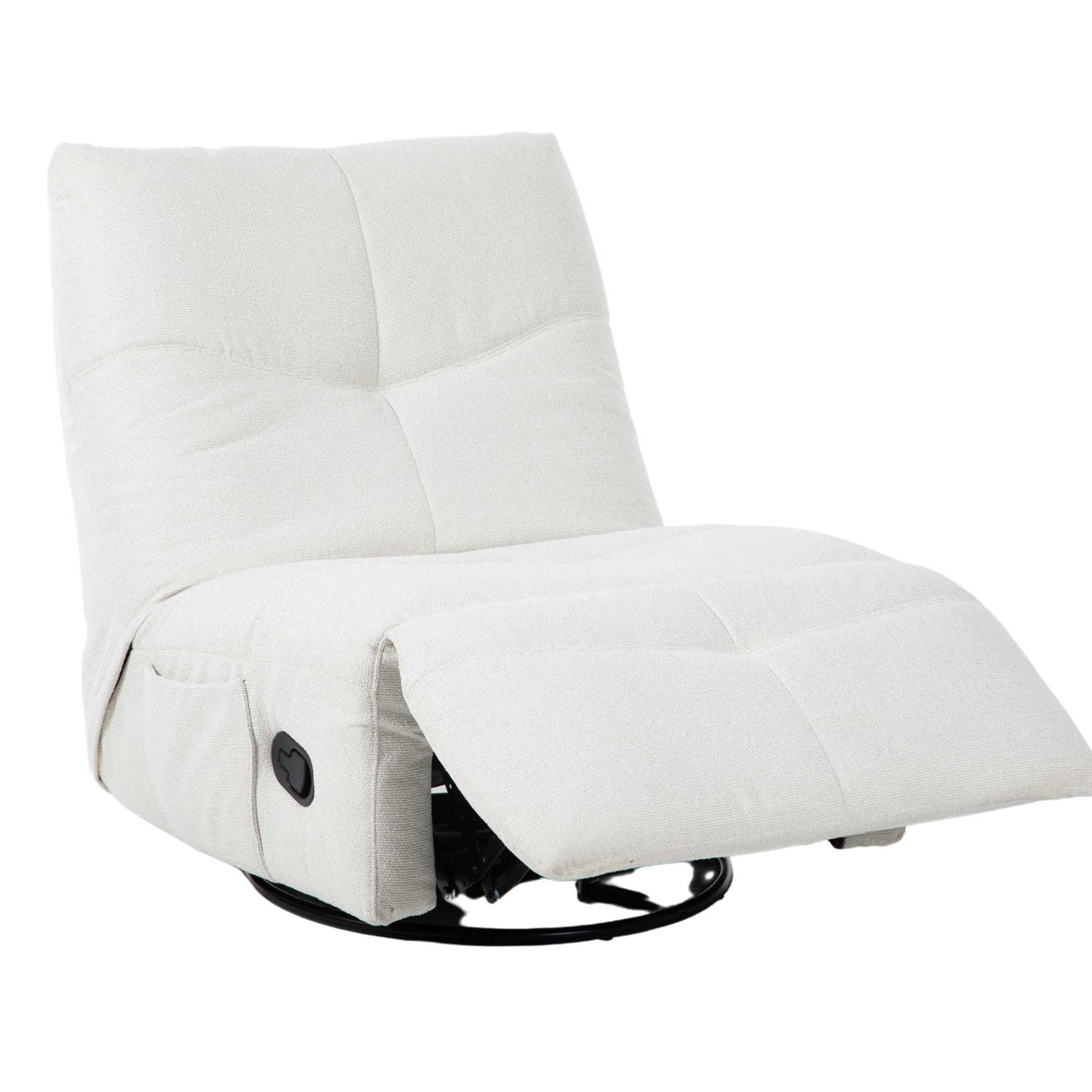 Relaxfauteuil - Off-white - Verstelbaar - Draaibaar - Modern Recliners Starfurn