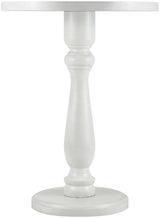 Ronde Bijzettafel Adamsville Rond 50 cm – Massief Mindi Hout – Landhuisstijl Bijzettafels Knuska