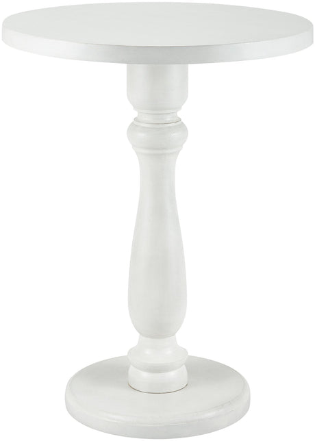 Ronde Bijzettafel Adamsville Rond 50 cm – Massief Mindi Hout – Landhuisstijl Bijzettafels Knuska