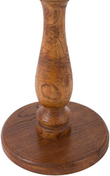 Ronde Bijzettafel Adamsville Rond 50 cm – Massief Mindi Hout – Landhuisstijl Bijzettafels Knuska