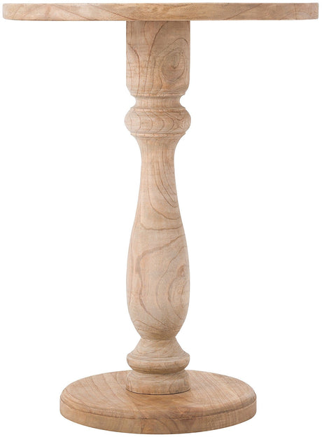 Ronde Bijzettafel Adamsville Rond 50 cm – Massief Mindi Hout – Landhuisstijl Bijzettafels Knuska