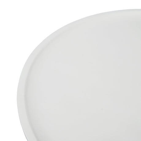 Ronde salontafel van mangohout in off white, 75 cm, met kegelvoet, foto 4
