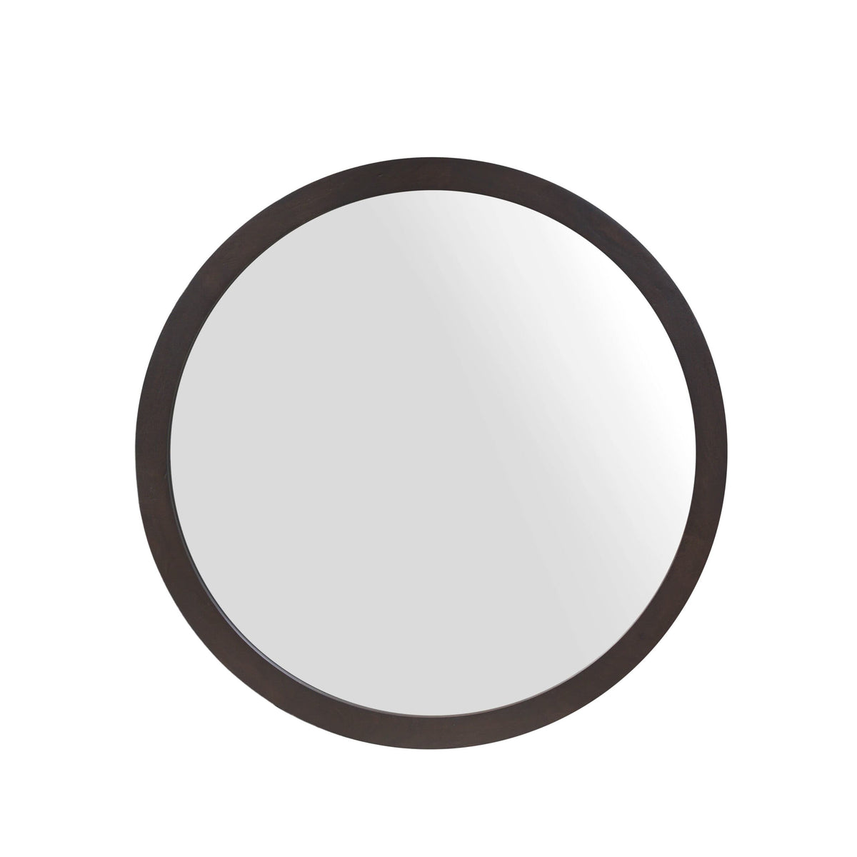Ronde spiegel Dide Bruin Mangohout 80 cm Starfurn