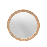 Ronde spiegel Dide Naturel Mangohout 60 cm Starfurn