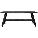 Salontafel Berlin Zwart met Vak Benoa