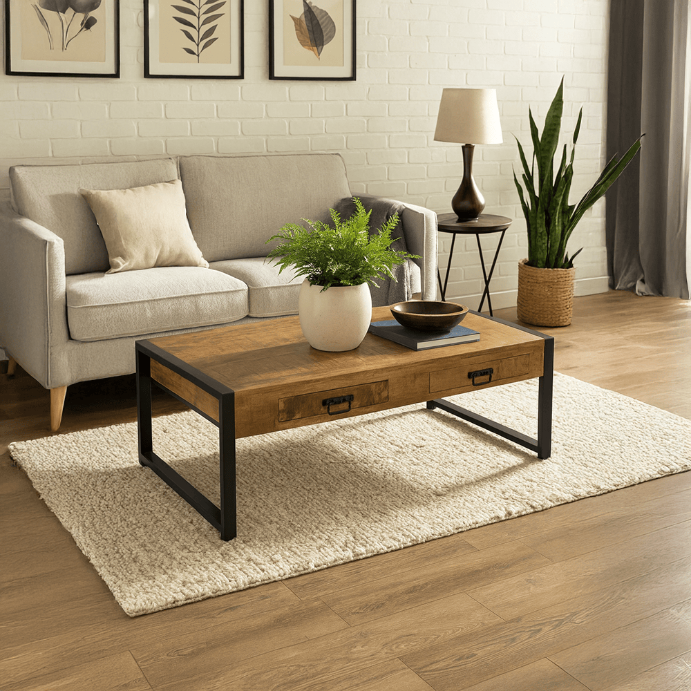 Salontafel Britt met Laden 140 Benoa
