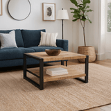 Salontafel Britt met Legplank 80 Benoa