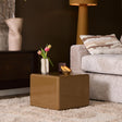 Salontafel - Bruin - MDF - 40 cm - Vierkant - Hoogglans End Tables Starfurn