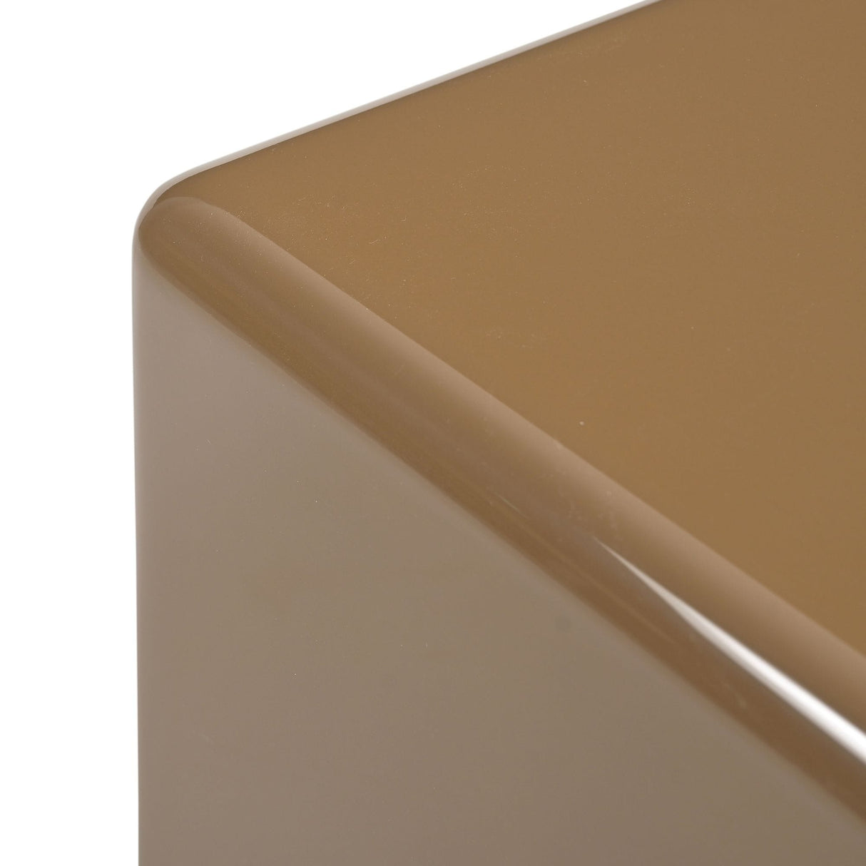 Salontafel - Bruin - MDF - 40 cm - Vierkant - Hoogglans End Tables Starfurn