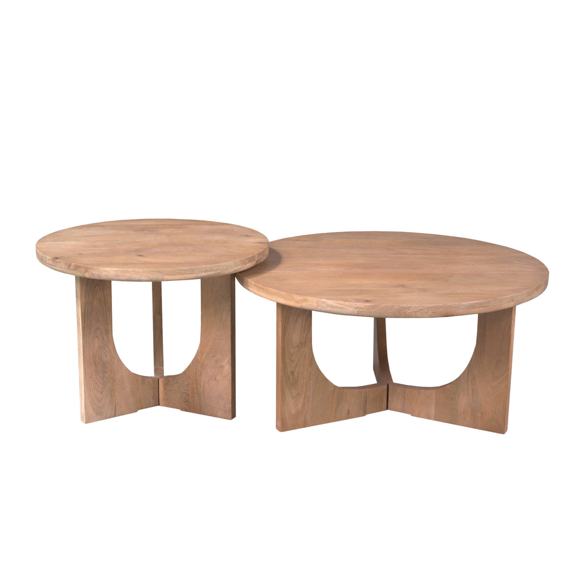 Salontafel Guus Naturel Mangohout 80 cm Starfurn