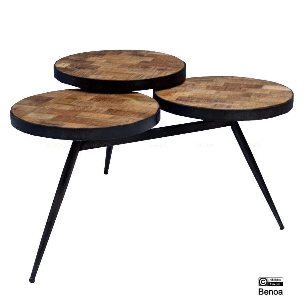 Salontafel met Drie Bladen Benoa