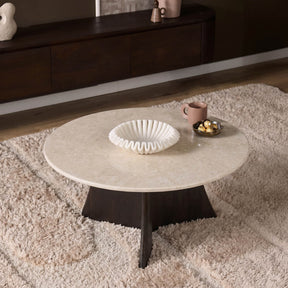 Salontafel Milo Botticino marmer 80 cm Starfurn
