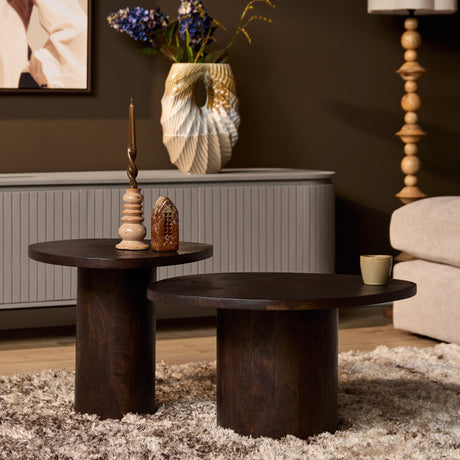 Salontafel Mirre | Brown | Set van 2 Starfurn