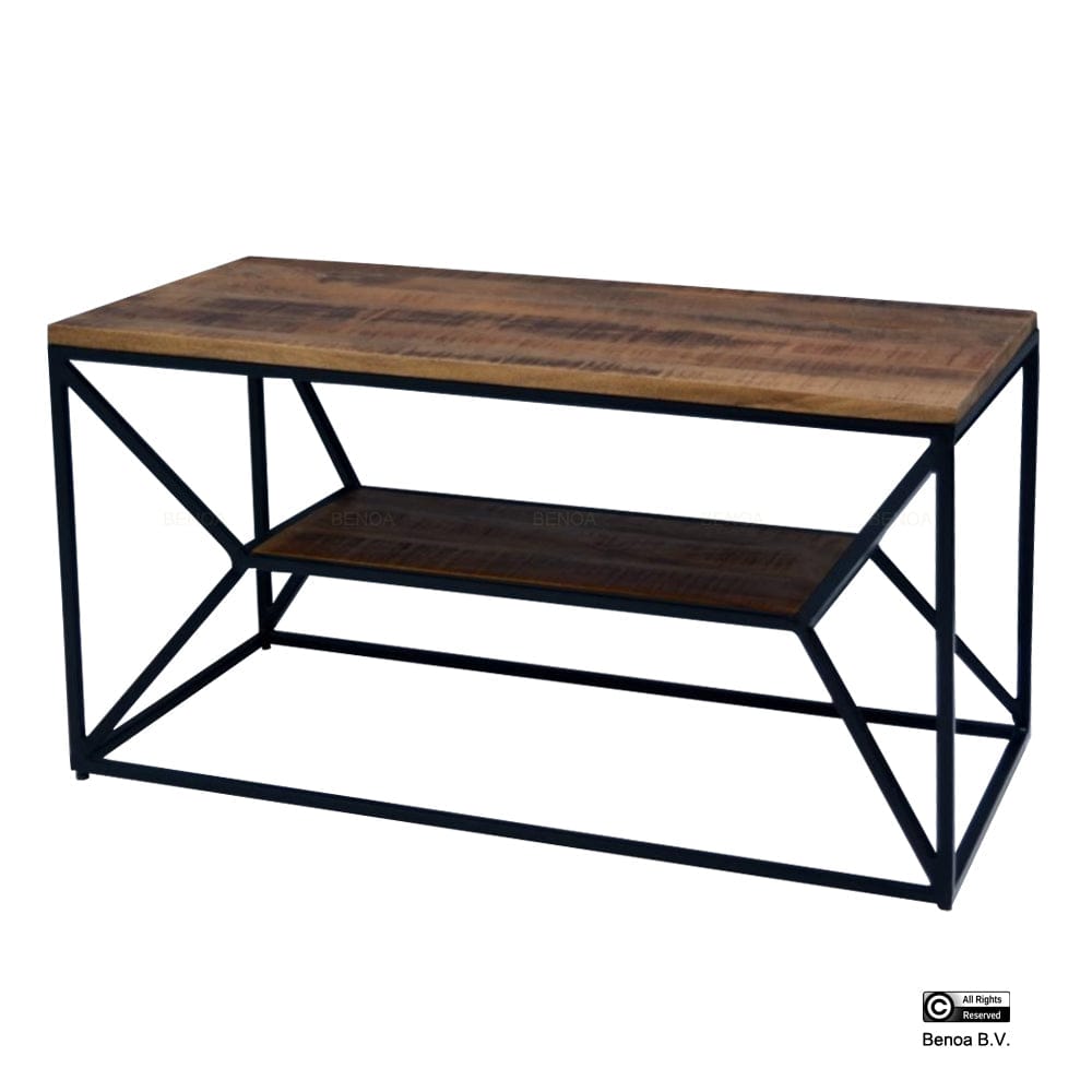 Salontafel Rechthoekig met Legplank Benoa
