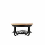 Salontafel Rond Metaal & Metalen Rek 65 Benoa