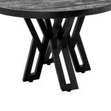 Salontafel Rond Yana Zwart 60 Benoa