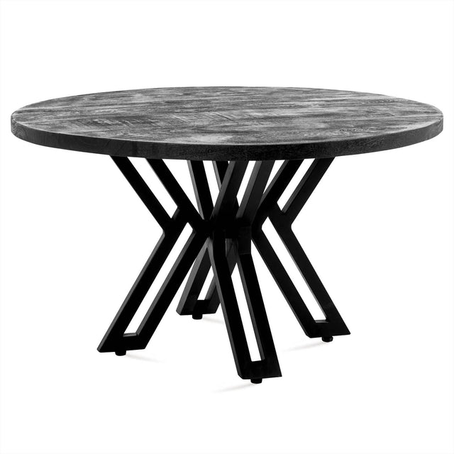 Salontafel Rond Yana Zwart 60 Benoa