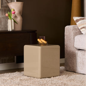 Salontafel - Vierkant - Beige - MDF - 30 cm End Tables Starfurn