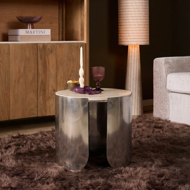 Salontafel Zeli Botticino marmer 45 cm Starfurn