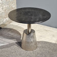 Sidetable Kian Zwart Zilver Benoa