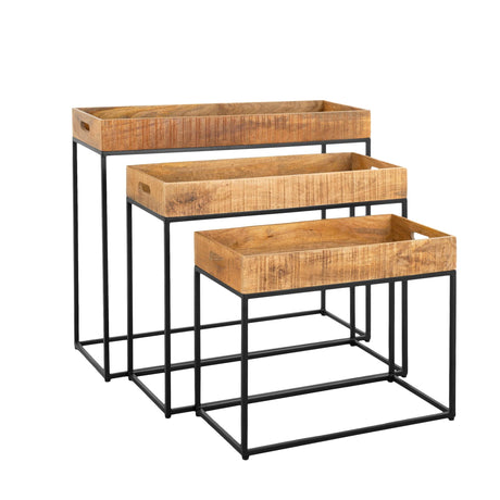 Sidetable met Rand Set van 3 Benoa
