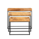 Sidetable met Rand Set van 3 Benoa