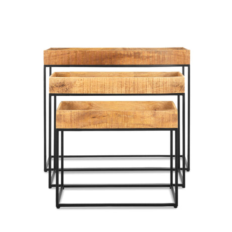 Sidetable met Rand Set van 3 Benoa