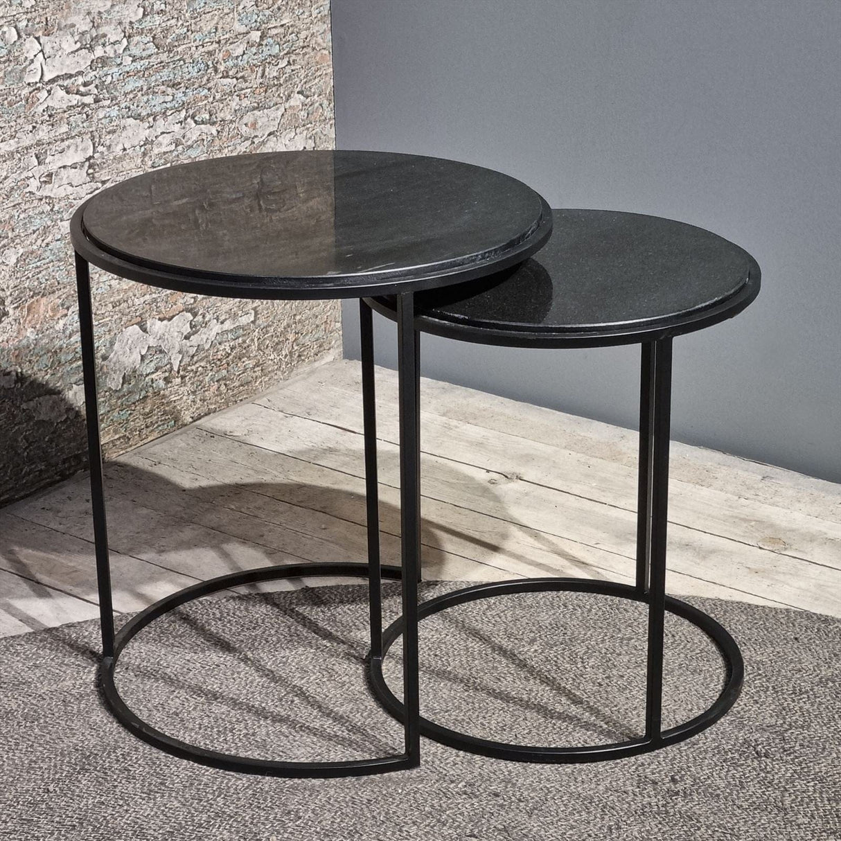 Sidetable Rond Sienna Set van 2 Benoa
