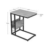 Slider - Naturel - Mangohout - 48 cm - Industrieel End Tables Starfurn