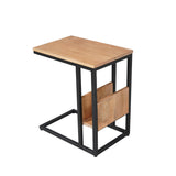 Slider - Naturel - Mangohout - 48 cm - Industrieel End Tables Starfurn