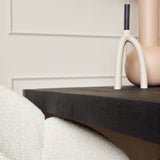 Eettafel - Zwart - Mangohout - Metaal - 200 cm - Rechthoek