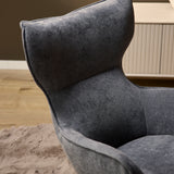 Fauteuil - Draaibaar - Antraciet - Stof