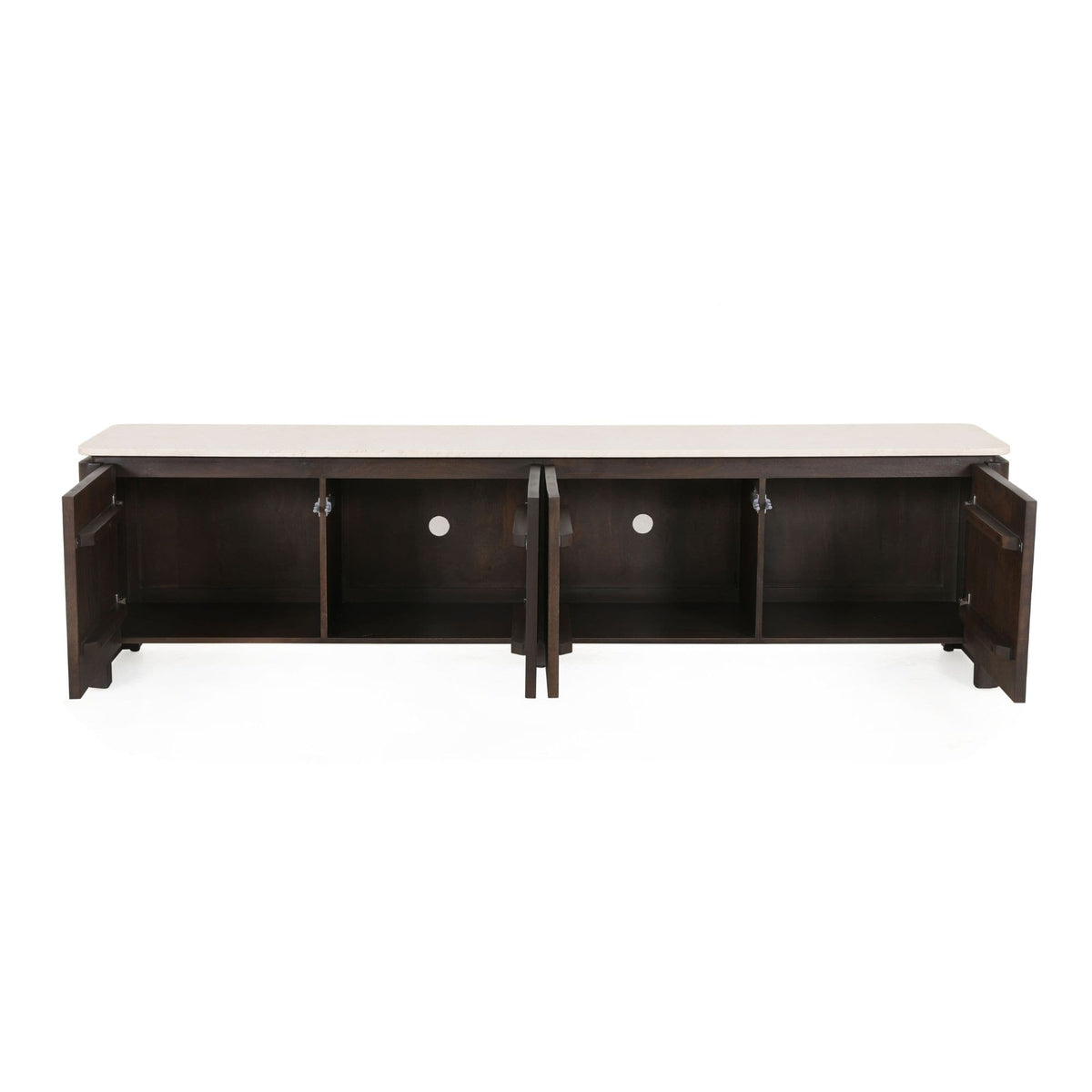 Tv meubel Dallas Bruin Mangohout 210 cm Starfurn