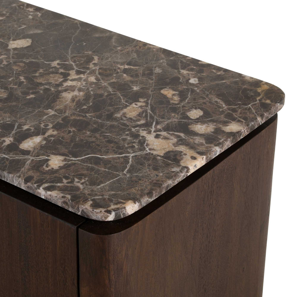 Tv meubel Dallas Bruin Mangohout 210 cm Starfurn