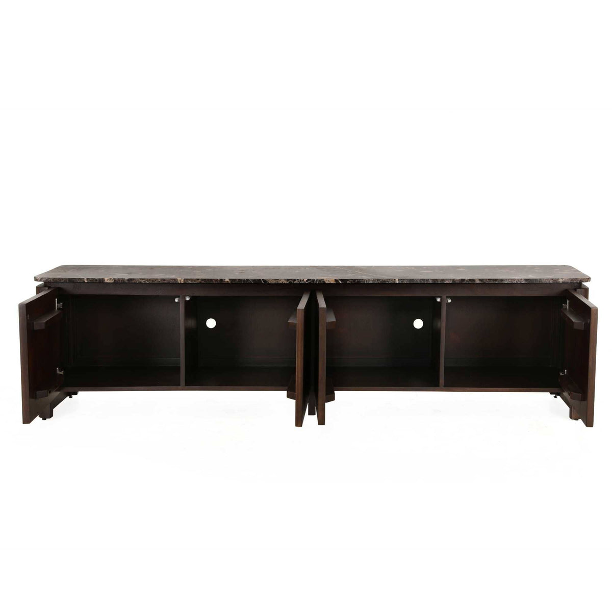 Tv meubel Dallas Bruin Mangohout 210 cm Starfurn
